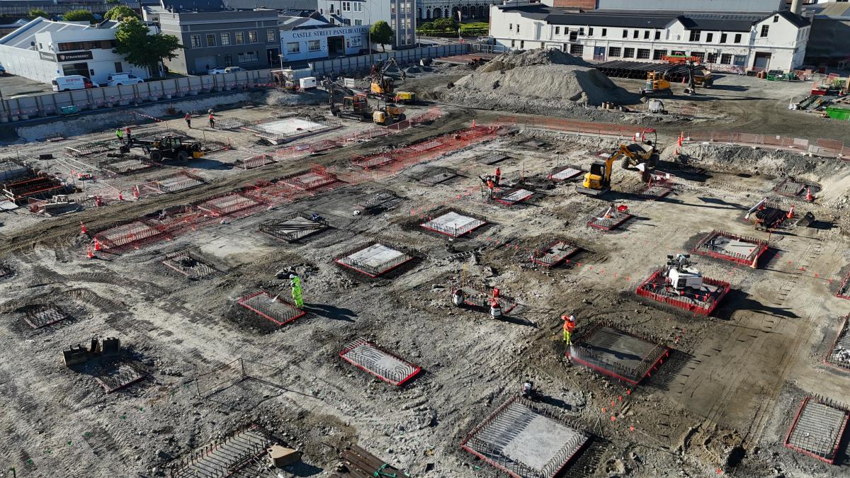 Pile work caps milestone for new Dunedin Hospital