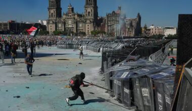 Thousands protest in Mexico City as Gen Z protests gain momentum