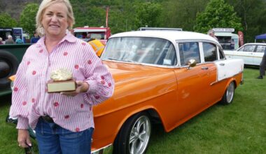 Just cruisin’ in her pride and joy