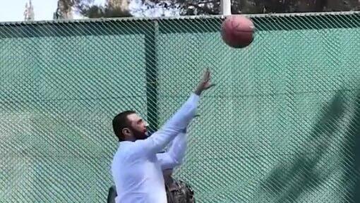 Ahead of historic meeting with Trump, Syria's al-Sharaa plays basketball with top US