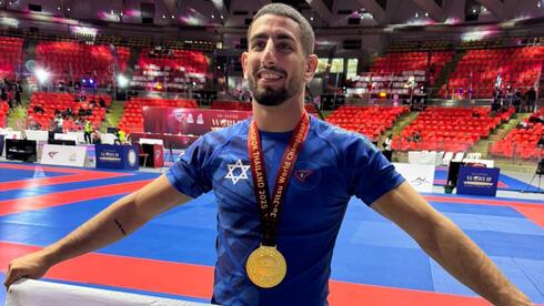 Israeli jiu-jitsu champion wins gold after Kazakh rival kicks him, refuses handshake