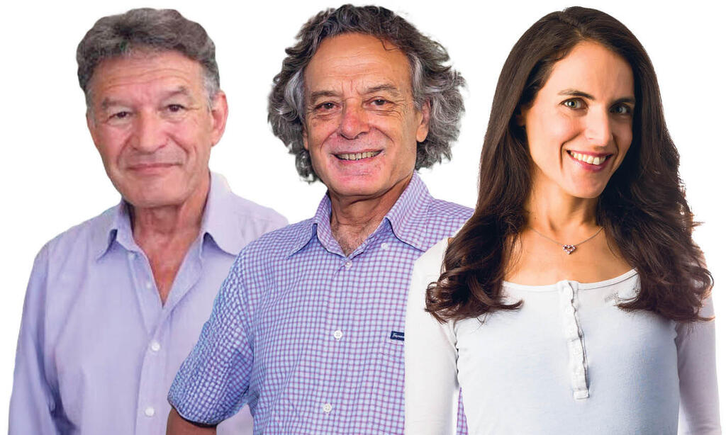 יעל טאומן־קלעי (מימין), יאיר טאומן ואבי נוימן מוסף