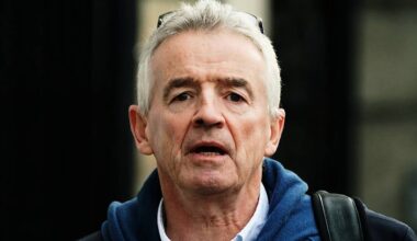 Ryanair boss denies price-gouging soccer fans ahead of World Cup play-offs in Prague