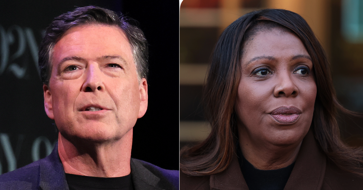 Lawyers for Comey, Letitia James argue cases should be dismissed over Halligan appointment