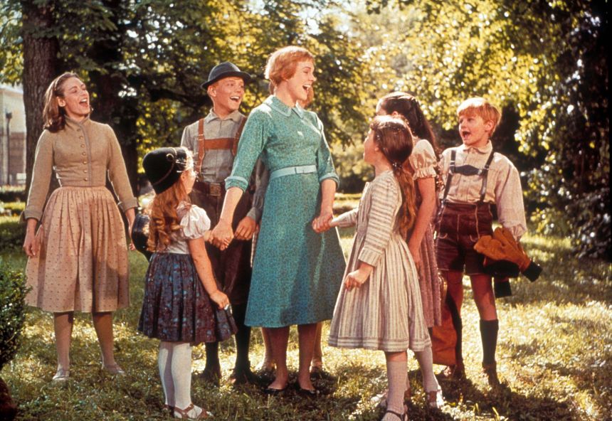 'The Sound of Music' stars Julie Andrews as a trainee-nun-turned-governess in Nazi-occupied Austria.