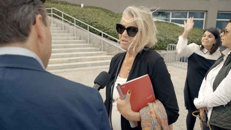 Andrea says she's happy with how the economy is faring