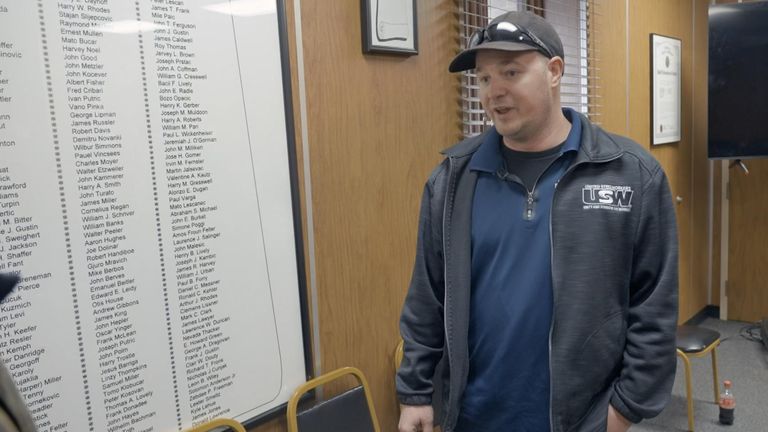 David Myers used to be employed at the steelworks