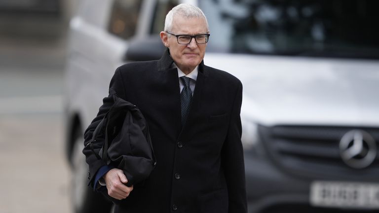 Jeremy Vine attending the court this week. Pic: PA