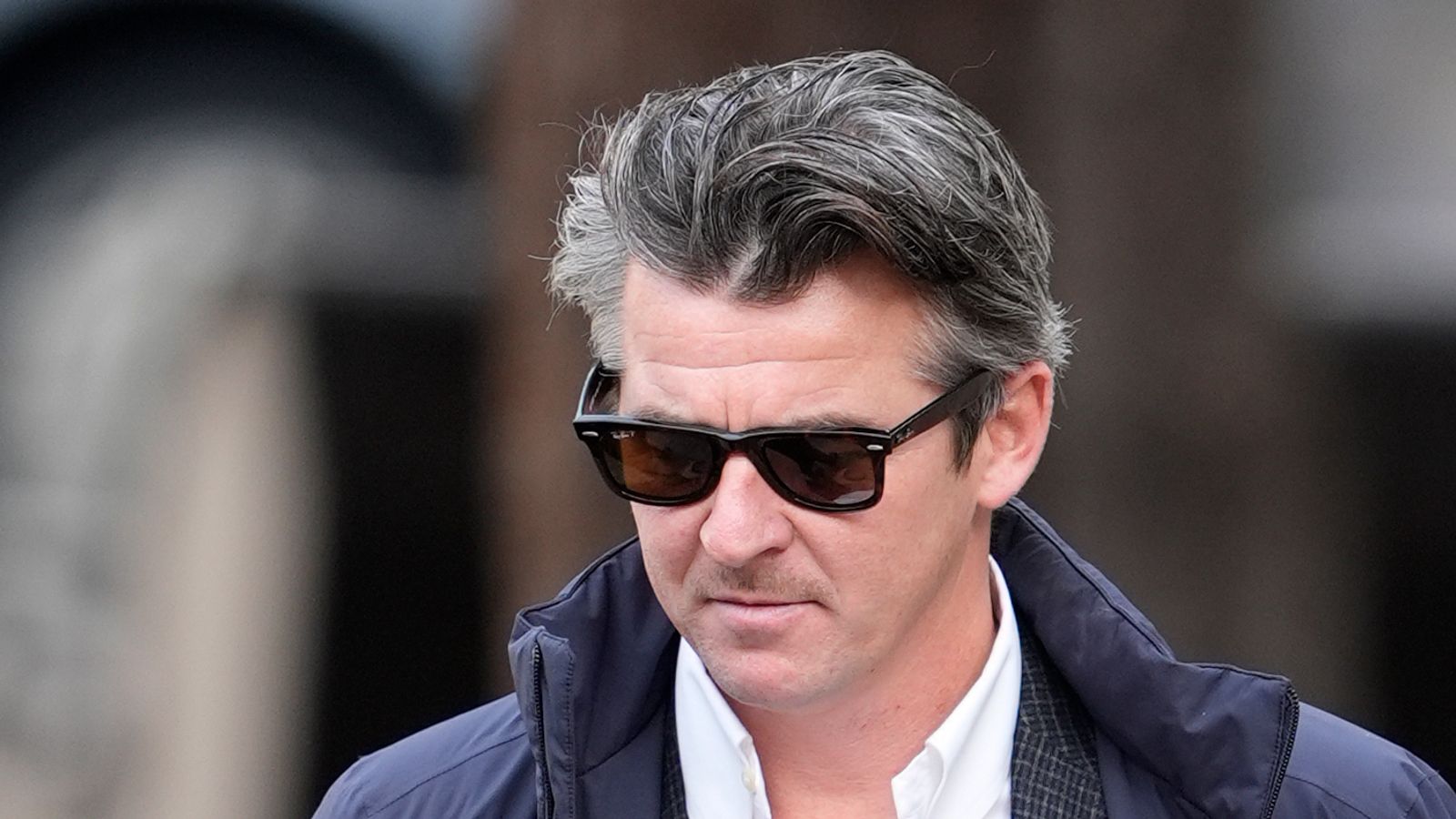 Joey Barton arriving at Liverpool Crown Court on Wednesday. Pic: PA