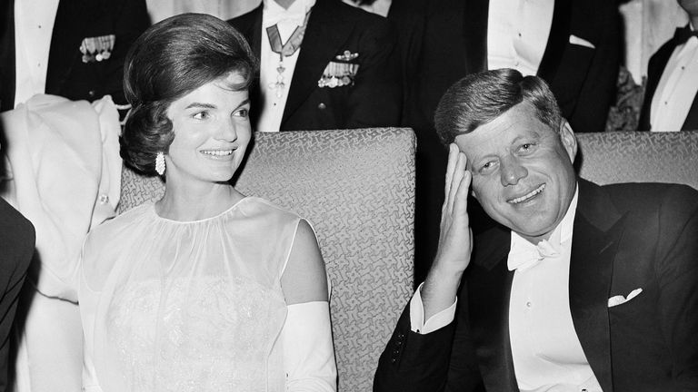 John F Kennedy and Jacqueline Kennedy. File pic: AP
