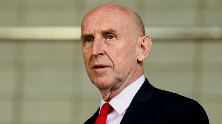 Defence Secretary John Healey said he was grateful for those who had worked on the search. Pic: PA