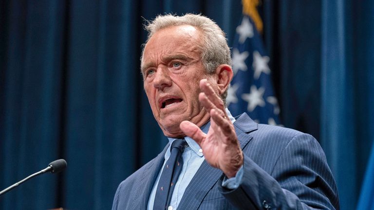 US health secretary Robert F Kennedy Jr. File pic: AP