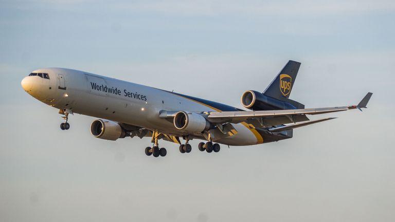 A UPS MD11 landing at Philadelphia airport in March 2025. Pic: Wikipedia/Hamproductions