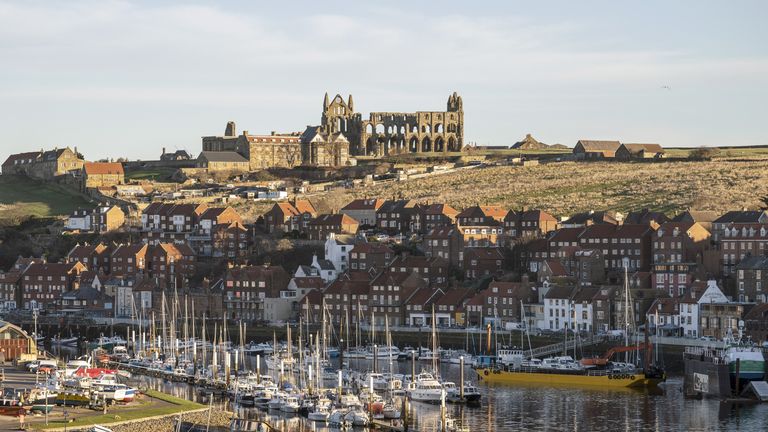 Whitby Abbey. Pic: PA