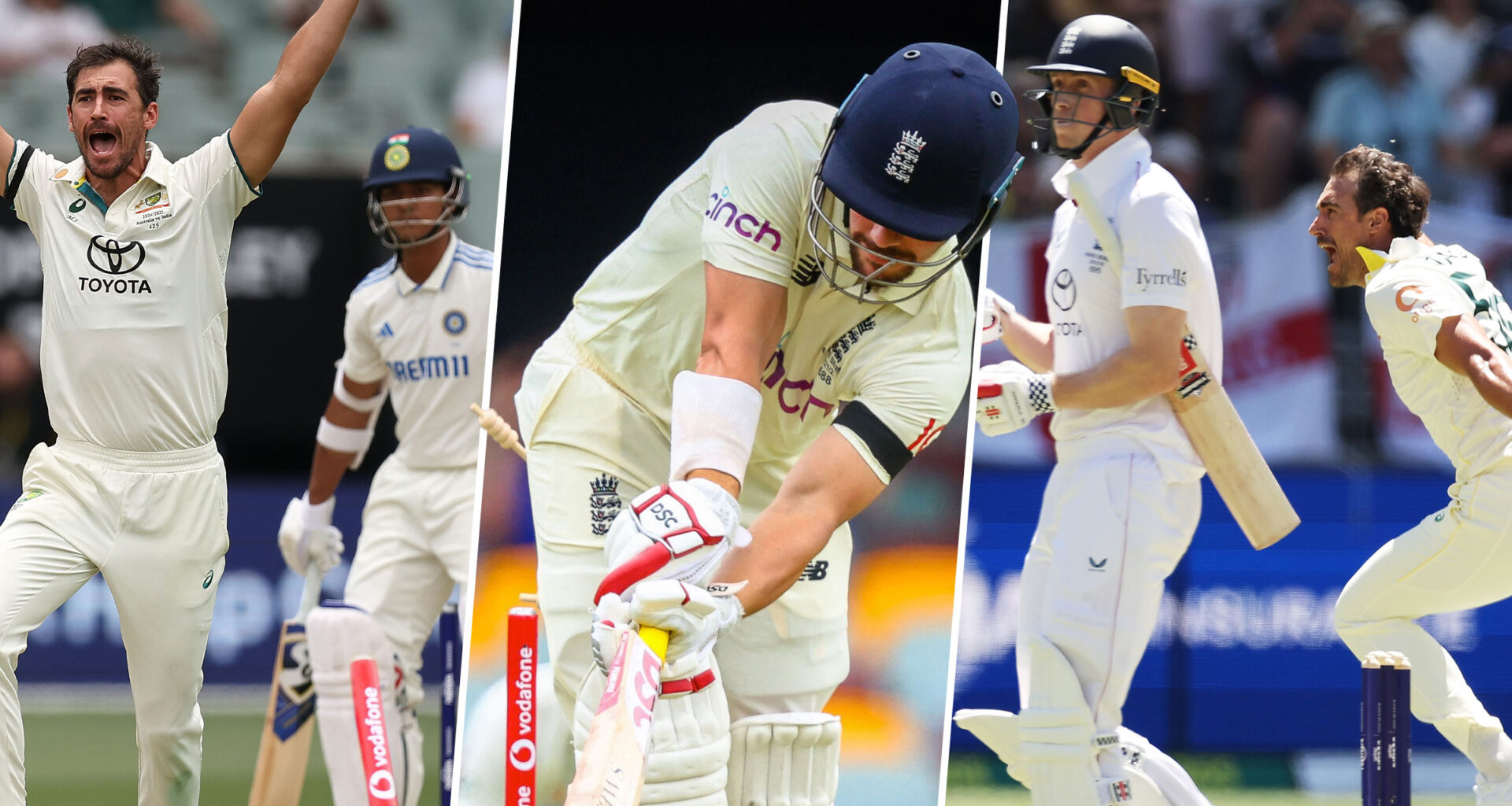 Opening excellence: All of Starc's first-over wickets