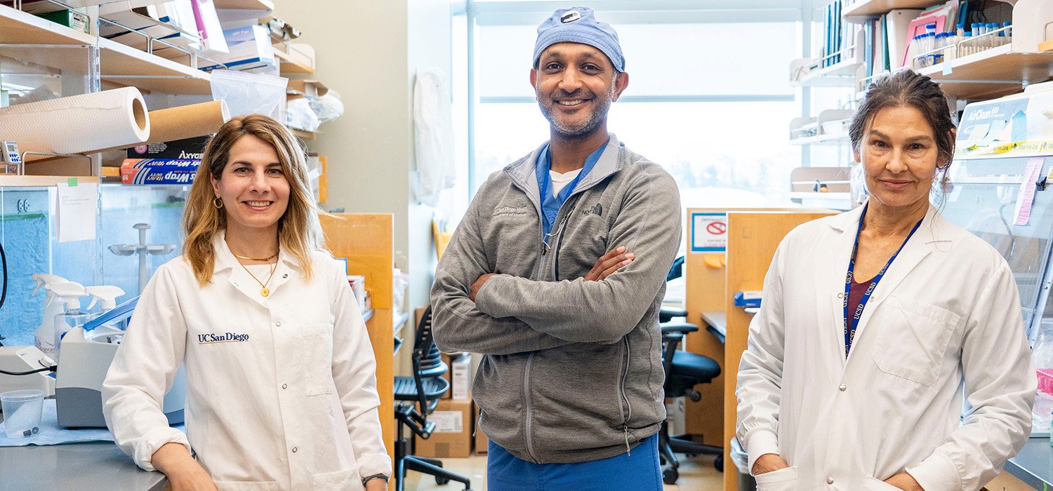 Giannikou, Bagrodia and Smitham in lab