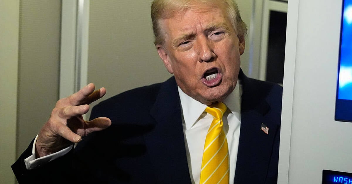 Trump says he will take legal action against the BBC over edited speech