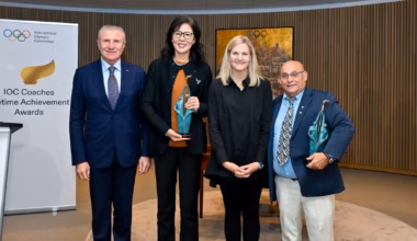 Lang Ping and Raúl de Jesús Trujillo Díaz honoured with IOC Coaches Lifetime Achievement Award