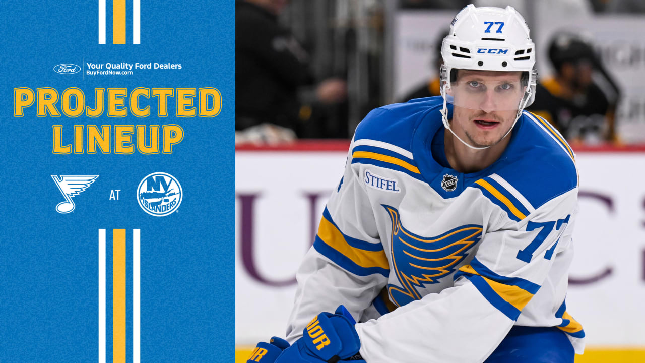 Projected Lineup: Nov. 22 at Islanders