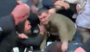 Video: Brawl breaks out at UFC 322 involving Dillon Danis and ‘John Pork’