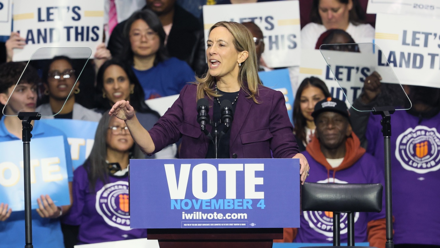 Democrat Mikie Sherrill wins governor's race : NPR