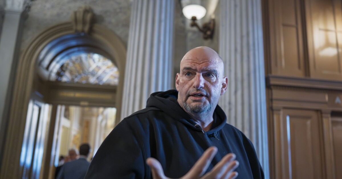 Fetterman released from hospital after heart episode & fall