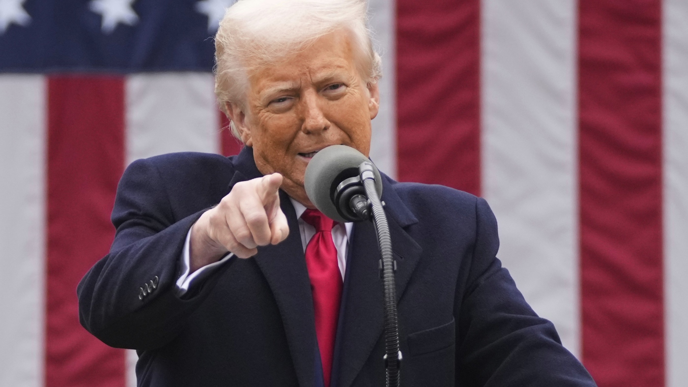 Trump floats tariff 'dividends' even while plan shows major flaws : NPR