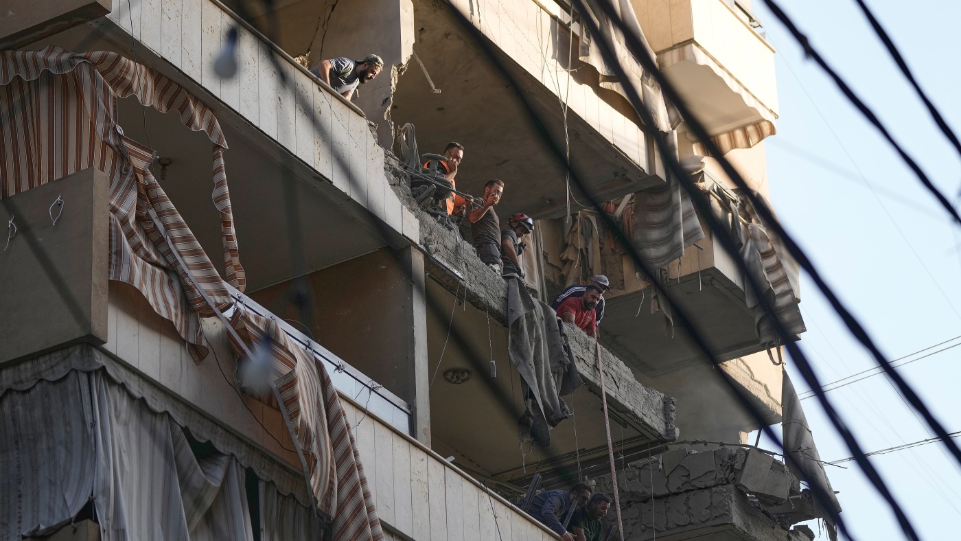 Israel says it targeted Hezbollah militant in its first attack in Beirut in months : NPR