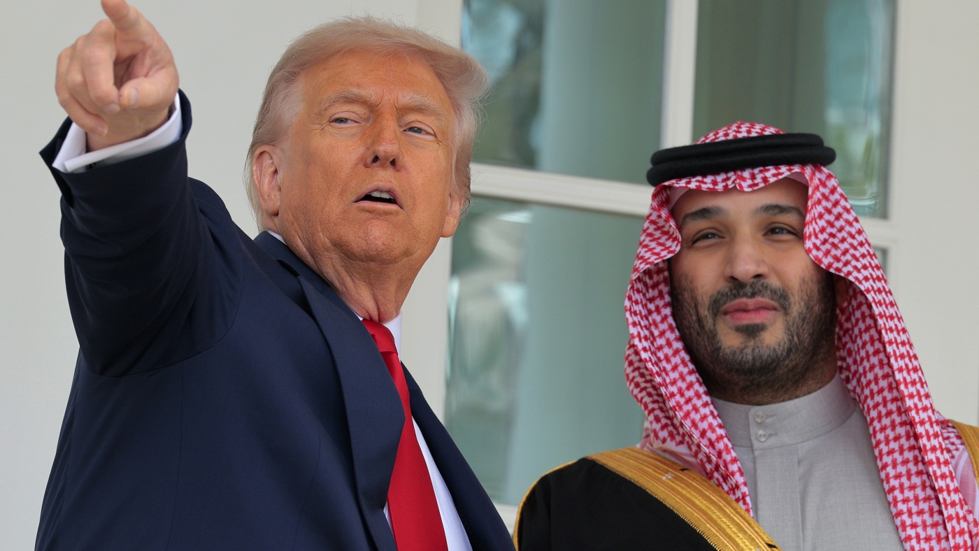 Trump's approval rating; Saudi prince on Khashoggi : NPR