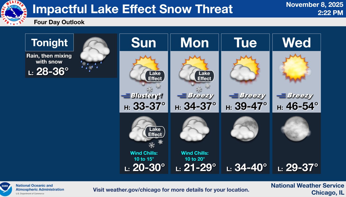 Winter storm bears down on Chicago area with "intense" snow expected Sunday