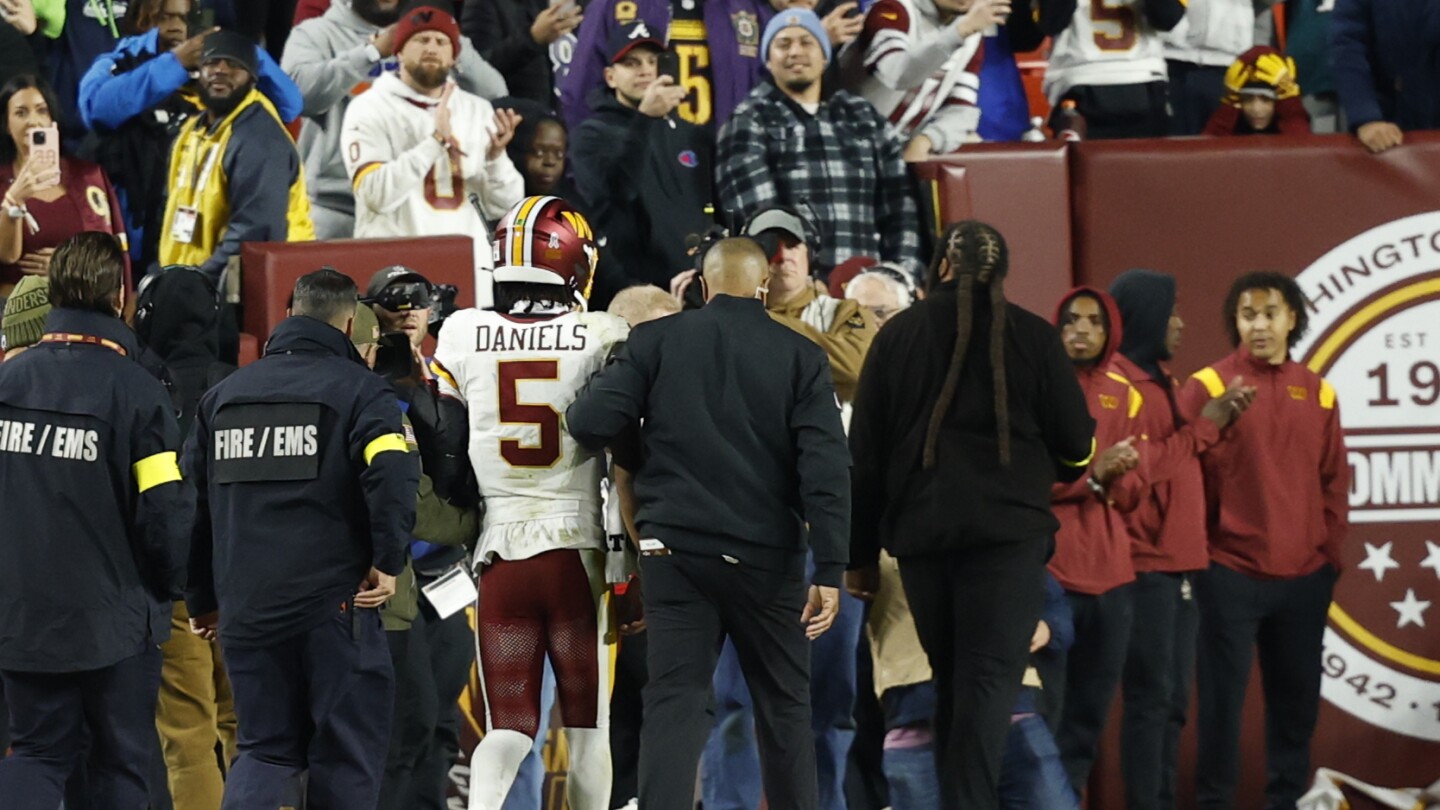 Dan Quinn: Jayden Daniels has a left elbow injury, that's what I know tonight