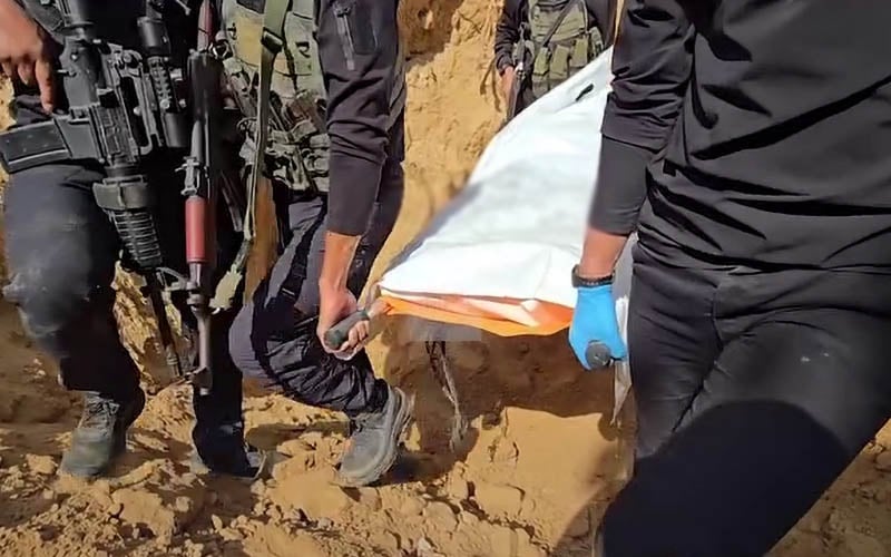 Hamas hands over purported remains of 3 hostages; one confirmed as Omer Neutra