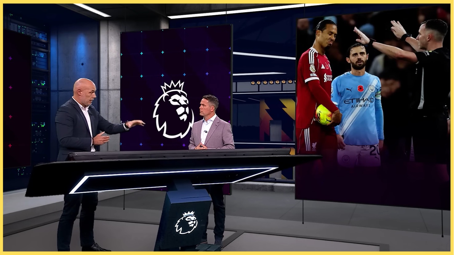 Howard Webb has explained why Virgil van Dijk