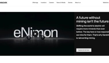 Sandvik Named Best Swedish Corporate Website 2025