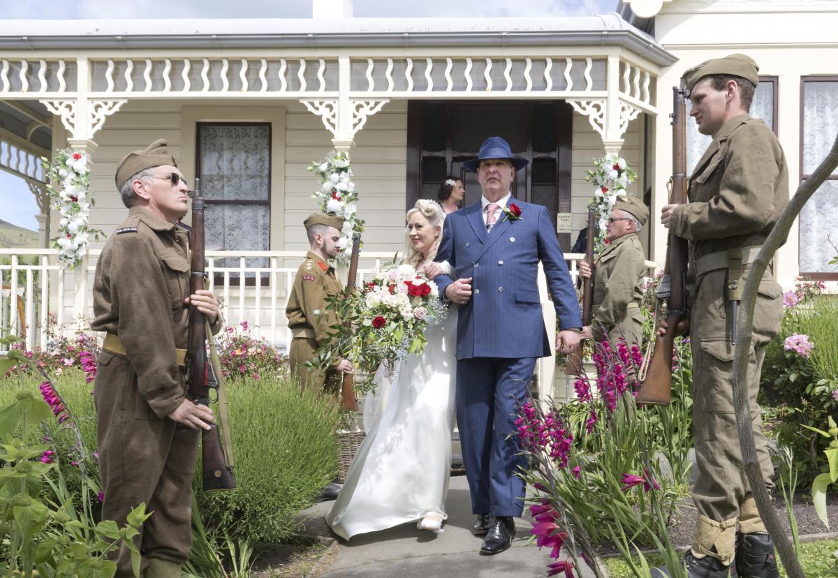 Themed wedding ‘in the place that we love’