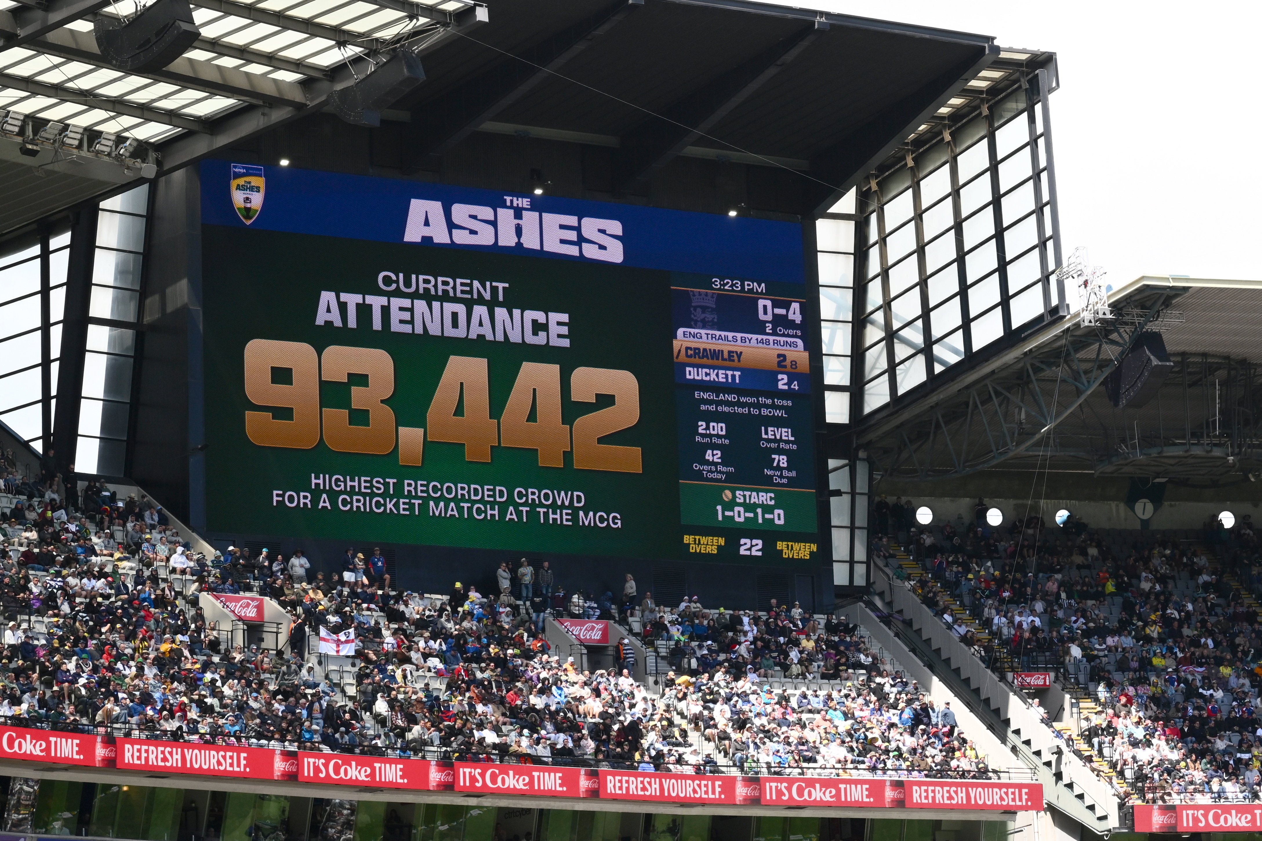 The Ashes 2025-26: Australia vs. England 4th Test - Day 1