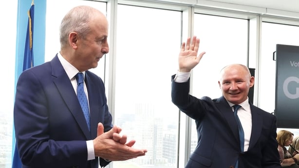 Micheal Martin and Jim Gavin