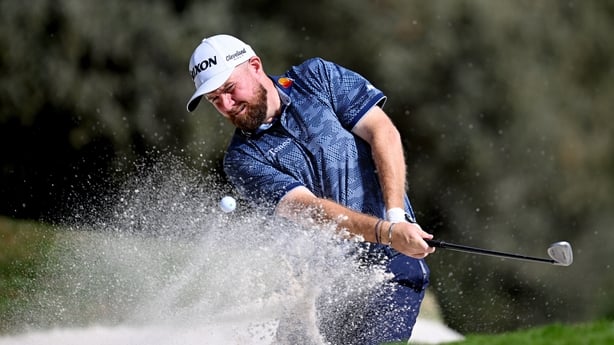 Shane Lowry of Ireland on the fourth hole on day one of the 2025 Open de Espana