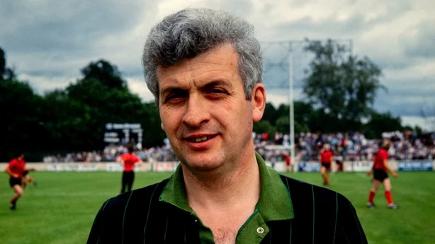 20 July 1986; Refree Michael Greenan before the Ulster Senior Football Championship Final match between Tyrone and Down at St Tiernach's Park in Clones, Monaghan. Photo by Ray McManus/Sportsfile