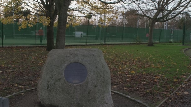 Photo shows Herzo Park in Rathgar, Dublin