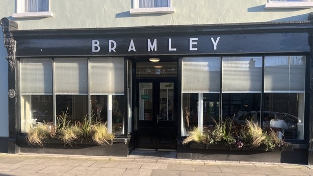Exterior view of a restaurant called Bramley
