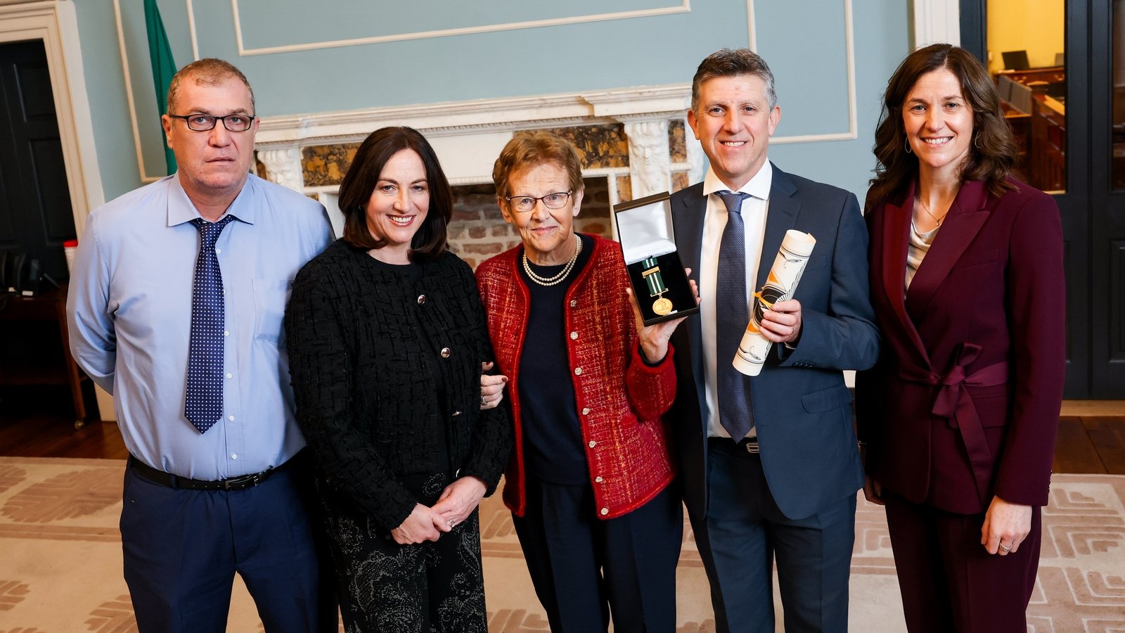 National Bravery Award posthumously given to man's family