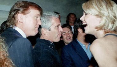 Trump appears in photos released from Epstein estate