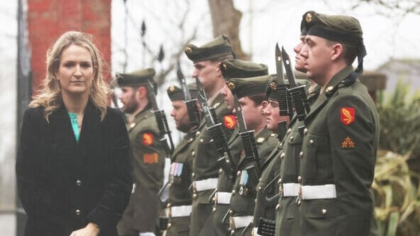 Minister for Defence Helen McEntee has outlined a €1.7 billion defence spending plan that will run until 2030.