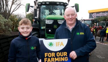 IFA leader, son travelling to Brussels protest by tractor