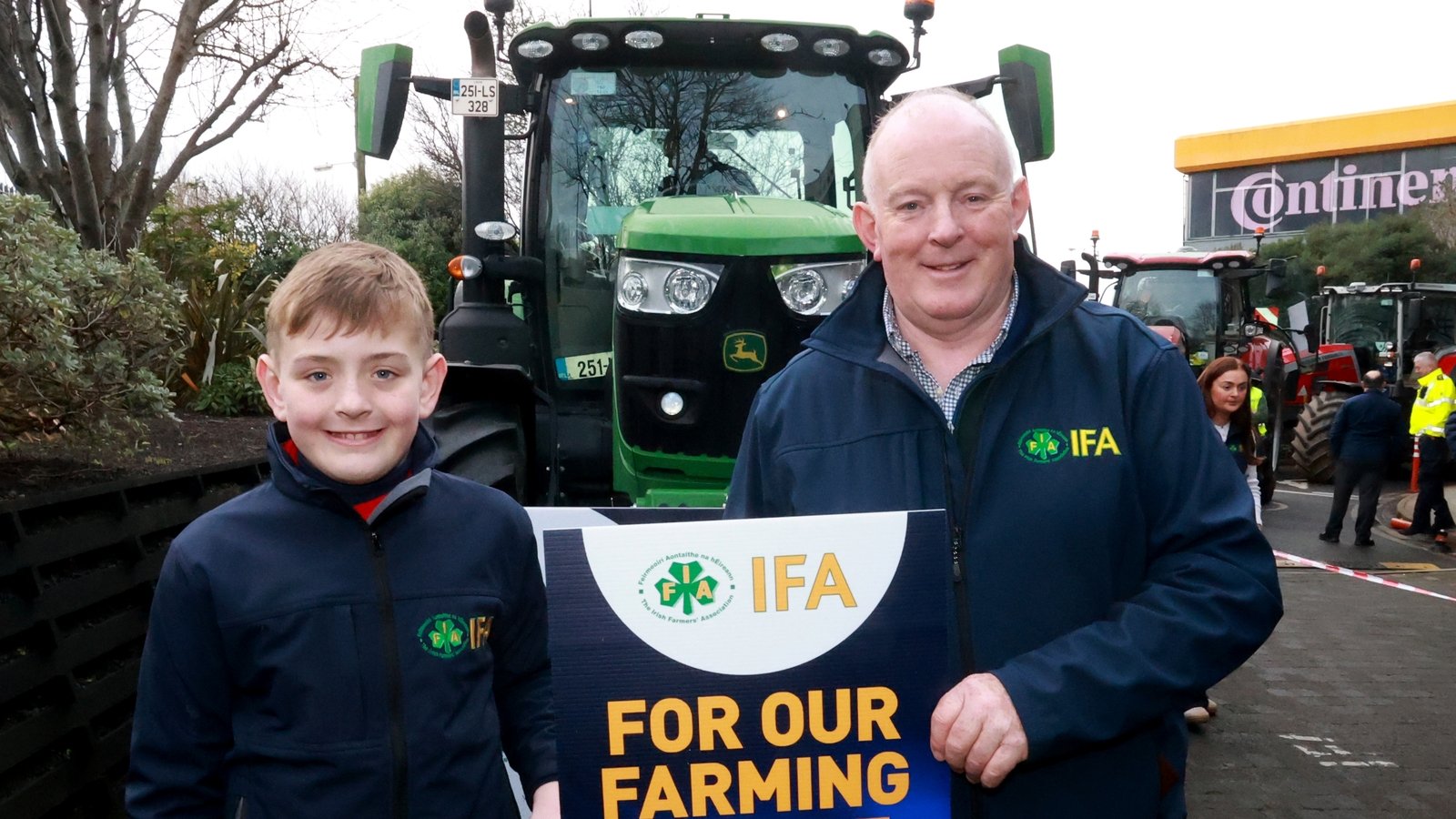 IFA leader, son travelling to Brussels protest by tractor