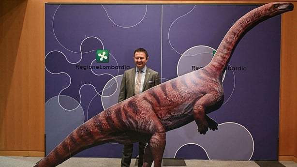 Franco Claretti, director of the Lombardy area of the Stelvio National Park, poses for a photograph