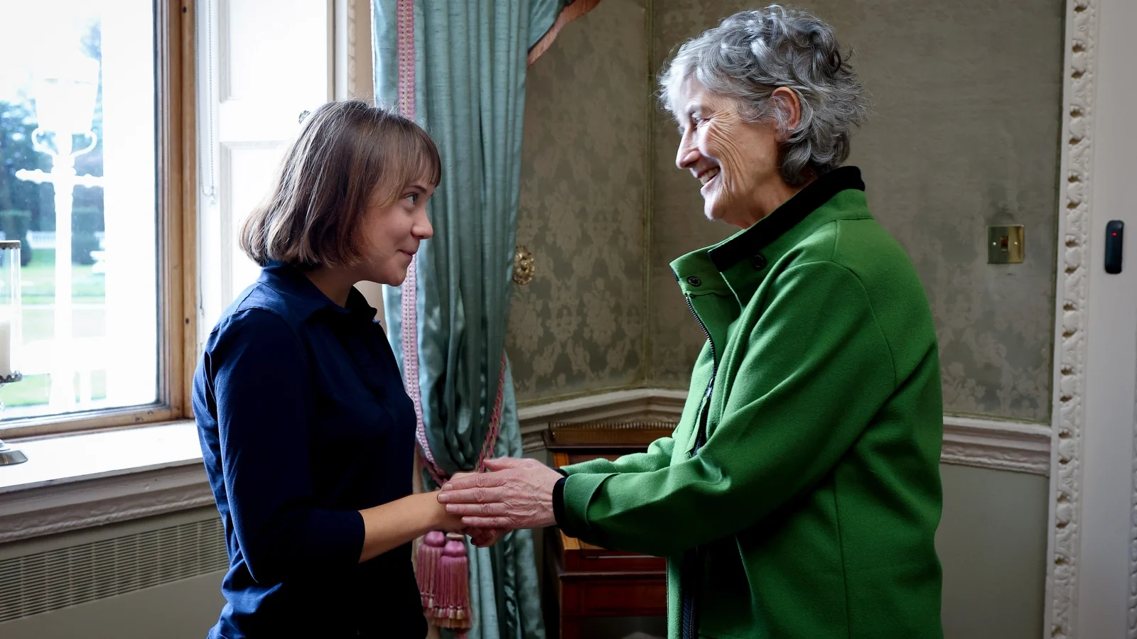 President meets climate activist Greta Thunberg at Áras