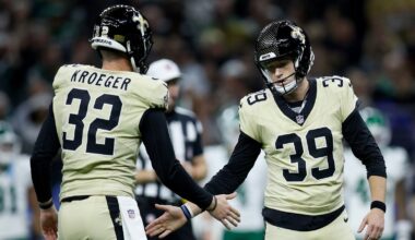 Smyth nails five field goals in New Orleans Saints' win