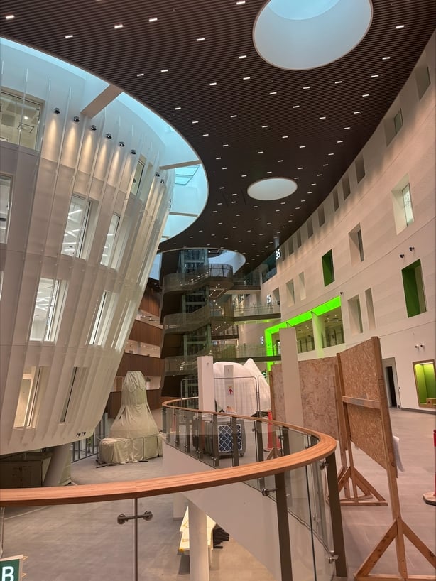 An internal picture of the new National Children's Hospital